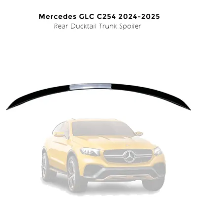 New Mercedes GLC X254 COUPE 2023–2025 Rear Ducktail Trunk Spoiler – Aerodynamic Sport Lip