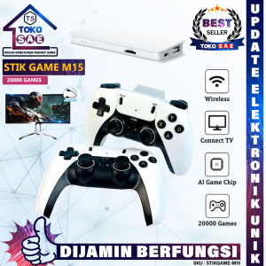 Tokosae Game Stick M15 Plus 4K HD Console 20000 Retro Games 2.4G Wireless Controller STIKGAME-M15