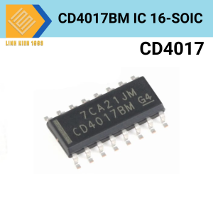 CD4017BM IC Decade Counter 5.5MHz 16-SOIC