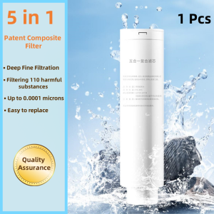 7 in 1 Instant Heating Countertop Water Purifier Household with Faucet and 5-stage Filter Element Large Capacity Water Tank RO Water Dispenser