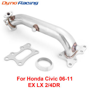 Car modification stainless steel front exhaust manifold is suitable for  06-11  Honda Civic  1.8L