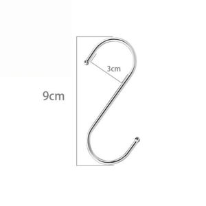 Stainless Steel S-Shaped Hooks - Multi-Purpose Heavy-Duty Load-Bearing Hooks for Kitchen Organizing