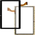 New for 10.1" Dragon Touch K10 Tablet Screen Replacement Camera Hole 12CM Touchscreen Panel Digitizer Parts Kits with Adhedive Tape + Repair Tools (Not LCD Display) (Black). 