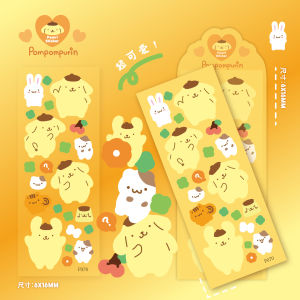 Sanrio สติกเกอร์ PVC ลายการ์ตูนคุโรมิ ชินนาม่อนโรล 3D สําหรับตกแต่งสมุดโน้ต แก้วน้ำ DIY ชุด4