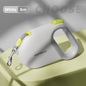 Retractable Dog Leash One-Click Brake 200LBS Strong Nylon Reflective for Small Medium Dogs 4 Colors