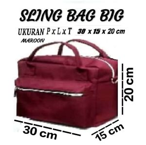 TAS MARCELLIVO SLING BAG BIG GREY