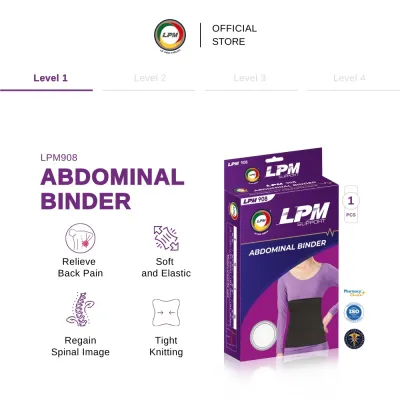 LPM Postpartum Binder 908 Bengkung Bersalin Abdominal Binder Post Surgical Binder Belly Wrap Extra Durable