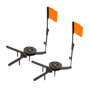 2pcs Đồ Câu Cá đánh dấu cờ dụng cụ câu cá tip UPS đình công chỉ số đầu cần câu lên với cực cờ