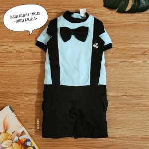 Jumper Bayi Laki-Laki Motif Dasi Kupu / Bodysuit Anak Laki-Laki