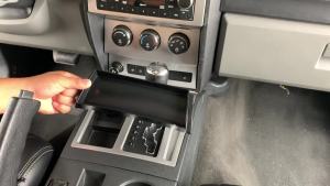 HH8 TESIN Gear Shift Storage Containers Organizer Tray for Dodge Nitro 2007 2008 2009 2010 2011 2012 Car Interior Accessories 9Q3T5