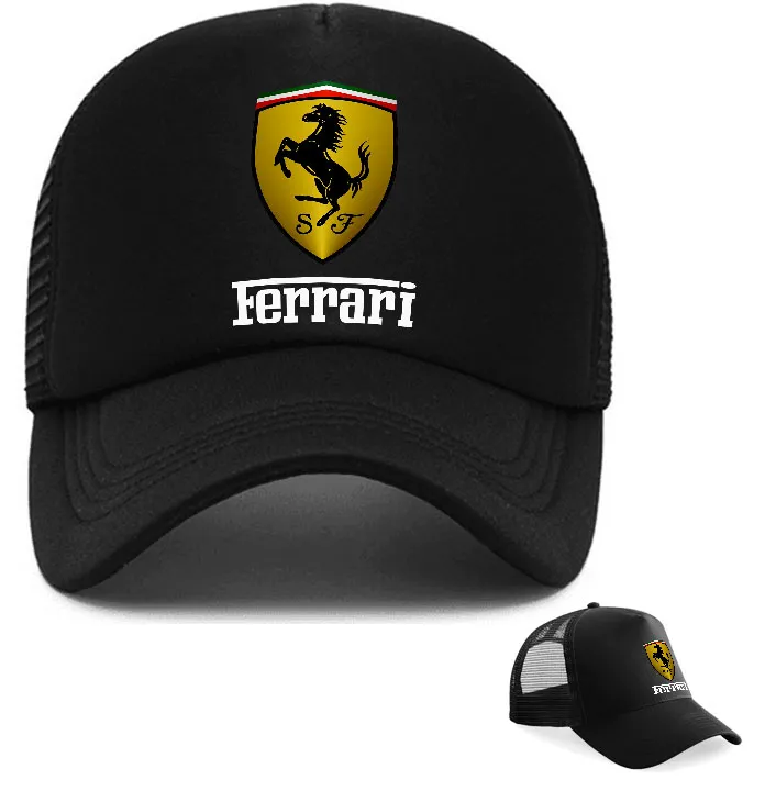 Ferrari%20Mesh%20Cap%20Trucker%20Cap%20Snap%20Back%20Baseball%20Cap%20%20For%20Men%20&%20Women%20Cap3%20-%20Image%205
