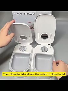 Automatic Pet Feeders Timed Control Wireless Smart Feeder  Food Bowl Dogs Cats Food Dispenser
