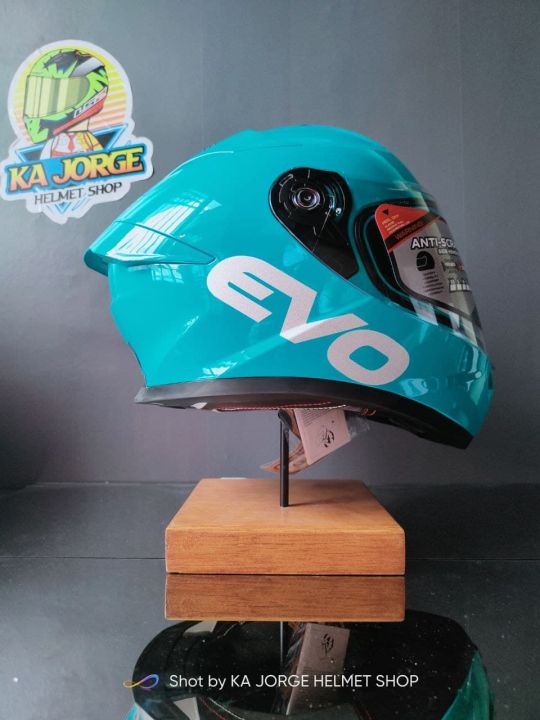 EVO SVX-02 T-BLUE FULL FACE DUAL VISOR Dual Visor Motorcycle