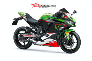 Decal Stiker Motor Full Body Motoblast Ninja ZX25R KRT WSBK ala ZX10R