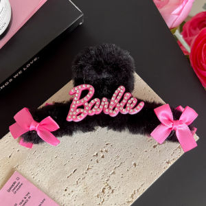 Harga Grosir - Jepit Rambut Bahan Bulu Lembut Cool / Accessories Hair Clip Korean Cool Style