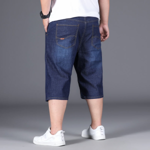 【Plus Size】45-150KG Mens Big Size Oversize Straight Loose High Quality Denim Shorts
