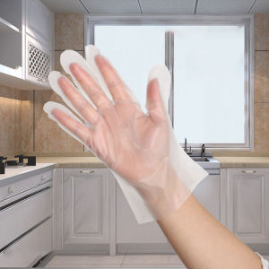 【yanwenxia】💖[HOT SALE]🎈🎈 60 cái hộp Cao Su Miễn Phí Găng Tay TPE Găng Tay Dùng Một Lần Trong Suốt Không Trượt Axit Làm Việc An Toàn Thực Phẩm Cấp Hộ Gia Đình Làm Sạch Găng Tay