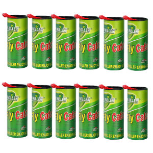 20/40ชิ้น กระดาษกาวดักแมลงวัน / กับดักแมลงแขวน / เทปกาวกระดาษไล่แมลงวันปลอดสารพิษ / กระดาษกาวดักแมลงวันสำหรับภายในบ้าน