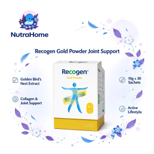 【Clearance Sale清仓特惠】Recogen Gold (30’s) PREMIUM JOINT FORMULA/ Collagen Peptides 30 sachets