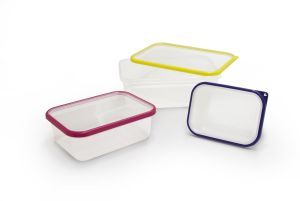 Omada Sanaliving - Antibacterial Food container Set of 3 - assorted sizes   ( Exclusive Distributor )