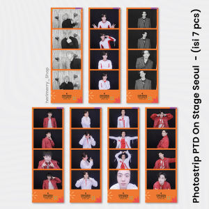 Photostrip BTS All Version Laminasi Glossy dan Hologram - Merchandise Army KPOP