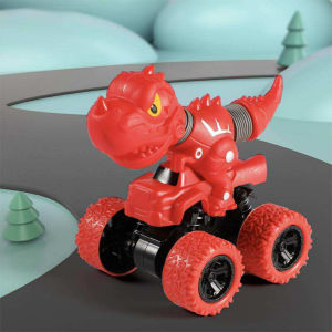 Dinosaur Push and Go Toy Car For Toddlers Construction Truck Toys for Kids
