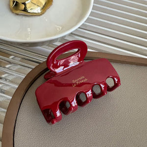 Korean Style Gold Label Hair Clip for Women