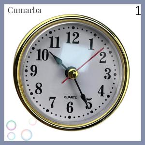 [Cumarba] Classic Clock Craft Quartz Movement Dia.65mm Round Clocks Insert Roman Number Little Clock Arabic Numbers Wall Decor