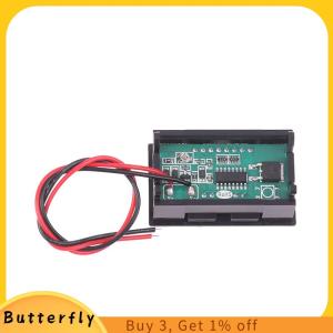 Butterfly เครื่องวัดระดับการชาร์จแบตเตอรี่รถยนต์12V 24V 36V 48V 60V เครื่องทดสอบความจุแบตเตอรี่ลิเธียมจอแสดงผลสีฟ้า