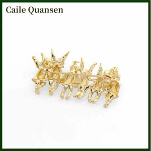 Caile เข็มกลัดรูปนางฟ้าสไตล์บาโรกสไตล์วินเทจสำหรับผู้หญิงแฟชั่นสำหรับผู้หญิงเครื่องประดับป้ายยูนิเซ็กซ์คลาสสิกของขวัญเครื่องประดับ
