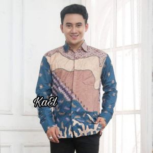 Baju Batik Pria Kemeja Batik Pria Lengan Panjang Size M L XL XXL Baju Batik Pria Dewasa
