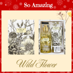 STORY OF LOVE 2in1 Gift Set 88ml Body Mist & 90ml Body Lotion Set Birthday Gift Wedding Giveaways