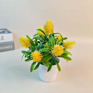 Sampai7an PBP61 / Pot Bunga Ornamen Tanaman Hias Plastik Mini Dekorasi Pajangan Ruangan Rumah Artificial Flower / COD