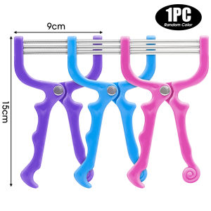 NATURAL STYLE Korean Version of Spring Hinged Facial Hair Remover for Girls Shaving and Plucking Tools