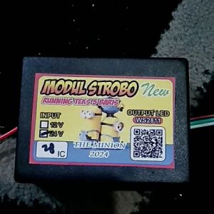 MODUL LAMPU STROBO TEKS 5BARIS THE MINION 2024(TERBARU)
