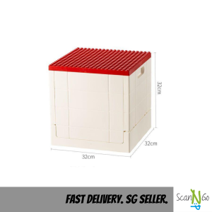 [SG Seller] Premium Quality Lego Inspired Building Blocks SHIMOYAMA STORAGE BOX Adjustable Storage Box Books Toys Clothing Sorting Box