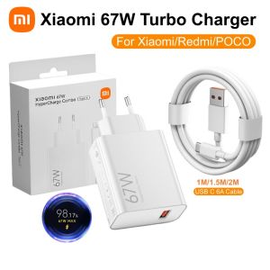 Bộ sạc 67W chính hãng Bộ sạc nhanh USB Loại C Cáp sạc nhanh cho 17T 15T 14T 13 13T 12 POCO X4 X5 F5 F4 Turbo2026