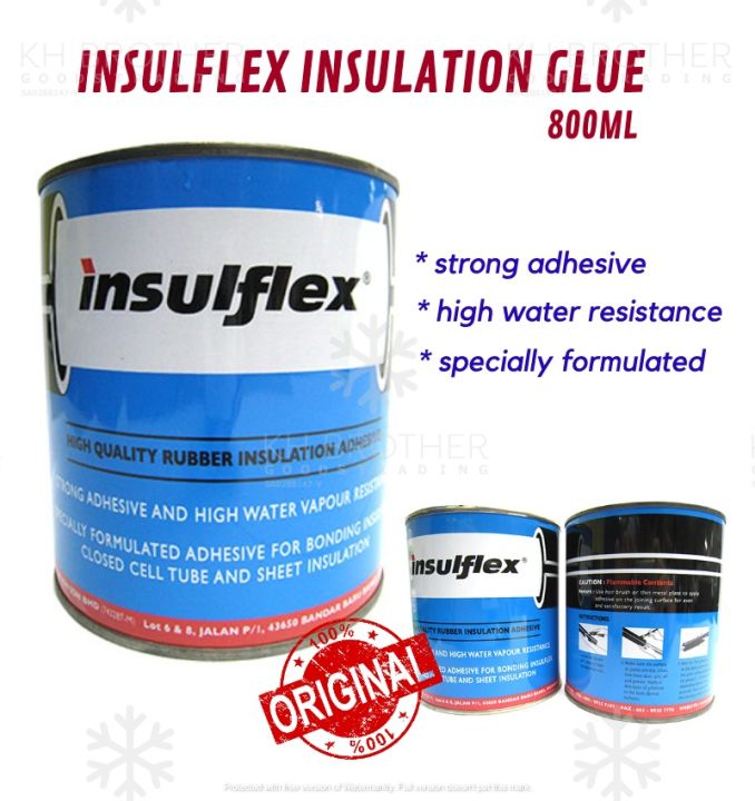 Insoflex Insulflex Rubber Insulation Adhesive, Insulation Glue (800ml) | Lazada