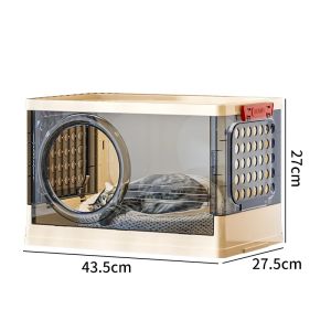 Multifunctional Cat Villa with Storage Large CapacityCage Multilayer Transparent Dog House Folding Cat Villa Bed