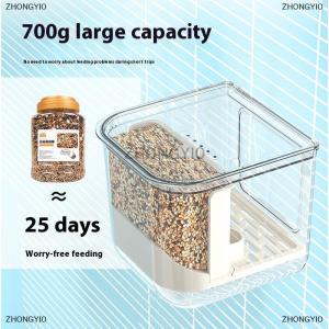 [COD] ZHONGYI0 Đôi khe cắm chim tự động trung chuyển công suất lớn giật gân bằng chứng treo lồng tự động cho ăn thiết bị trong suốt thực phẩm quả