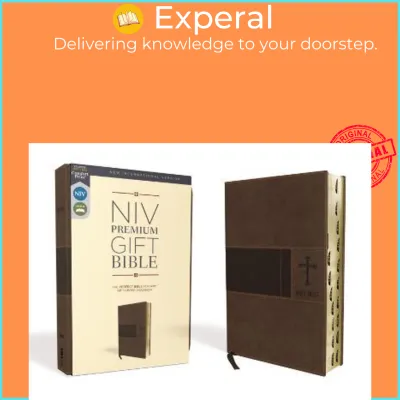 NIV Premium Gift Bible Leathersoft Brown Red Letter Thumb Indexed Comfort Pri by Zondervan (US edition paperback)