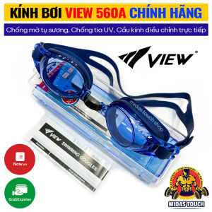 Kính Bơi Người Lớn VIEW Nhật V560A Cầu Kính Điều Chỉnh Trực Tiếp Cao Cấp Chính Hãng Chống Mờ Tụ Sương Chống Chói Tia UV