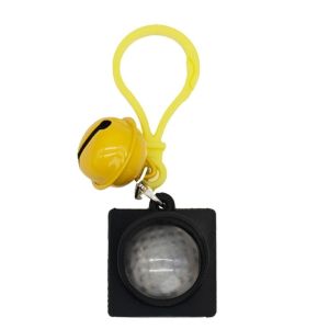 MIRELAE Funny Electronic Traffic Light Keychain Simulation Light-Up Traffic Light Backpack Charm Safe Cognitive Water Proof Car Keychain Charm For Adults Kids