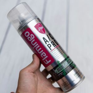 Bọt tẩy vệ sinh Flamingo 500ml khử trùng điều hoà xe hơi xịt khử mùi điều hoà dàn lạnh vệ sinh dàn máy lạnh ô tô