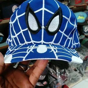 TOPI ANAK ANAK TOPI ANAK TK TOPI SPIDERMAN FULL SABLON TOPI BASEBALL