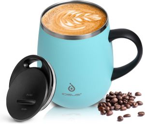 Ideus Insulated Coffee Cup 16-Ounce 304 Double-Layer Stainless Steel Vacuum Insulated Mug Suitable for Office Use2026