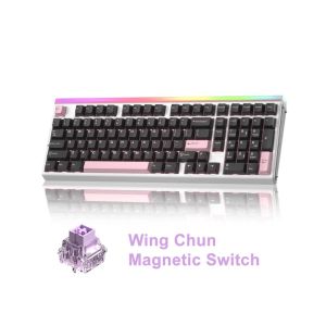 AULA HERO 99 Wired Magnetic Switch Gaming Keyboard 99 Layout RT Extreme Response 8000Hz Polling Rate - Black Emperor Magnetic Switch | Wing Chun Magnetic Switch