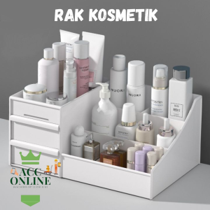 Rak Mini Kosmetik Serbaguna / Rak makeup / Rak skincare / laci serbaguna / rak kosmetik storage makeup organizer