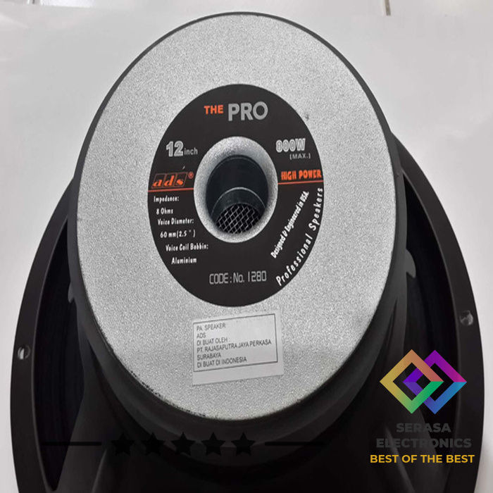 SPEAKER 12 INCH FULL RANGE ADS 800 WATT ORIGINAL ASLI ADS 1280