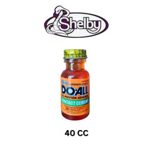 EMJ Do-All Shelby All Purpose Adhesive Contact Cement - Super Dikit for Vinyl Tiles Shoes Crafts and More 350cc Bottle